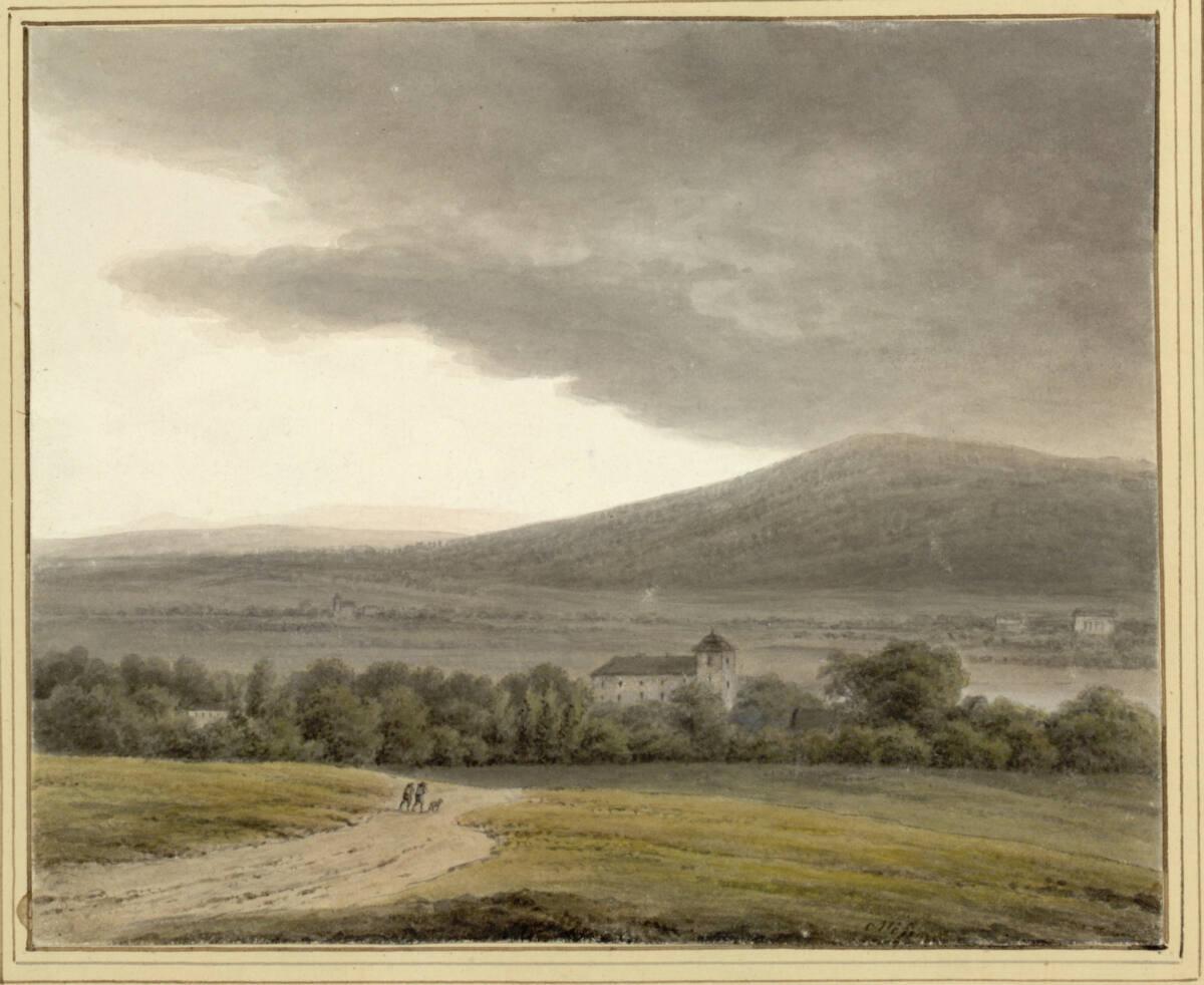 Joseph Mössmer, Landschaft mit Schloss, Inv. Nr.: 5956