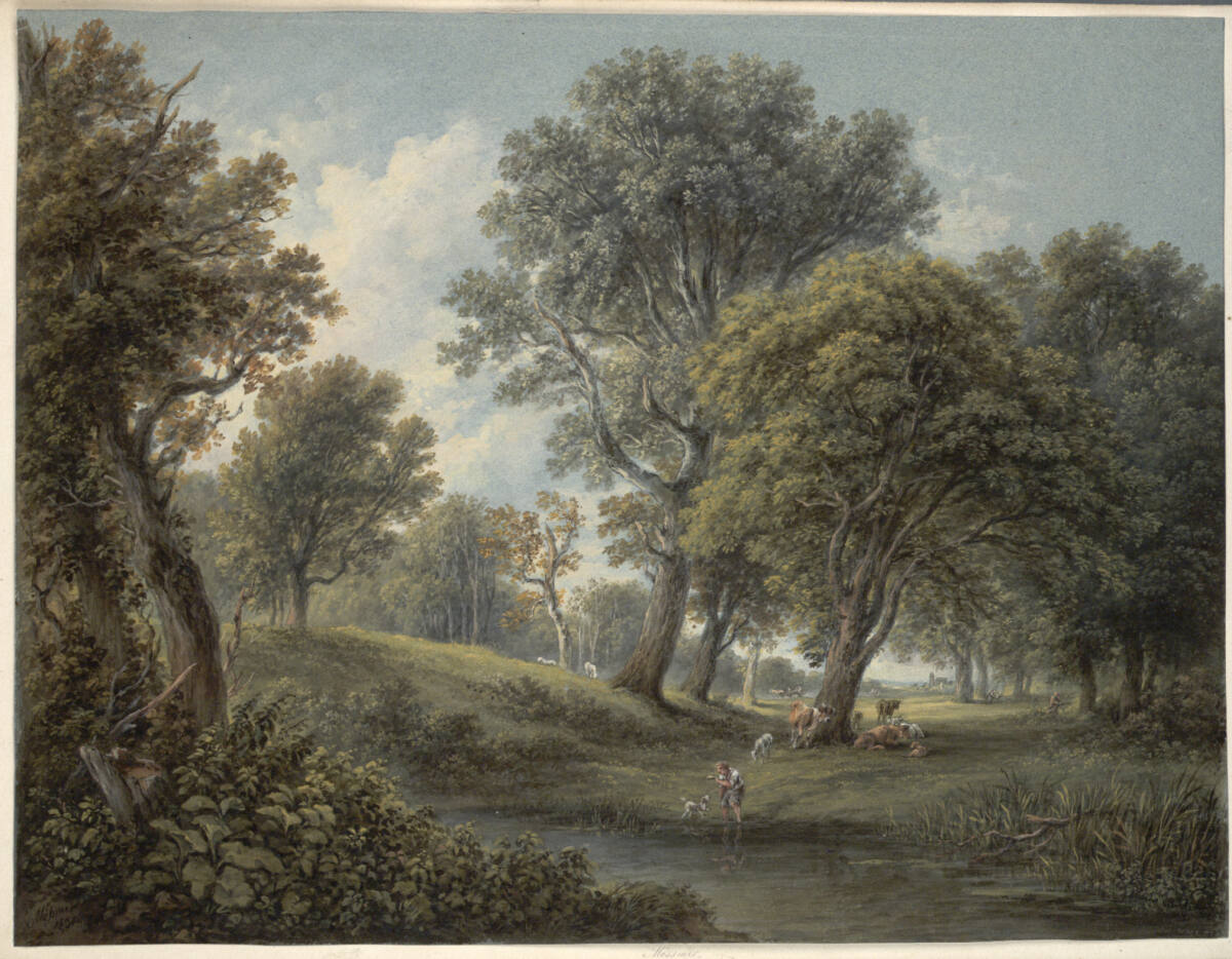 Aulandschaft, Joseph Mössmer, 1831