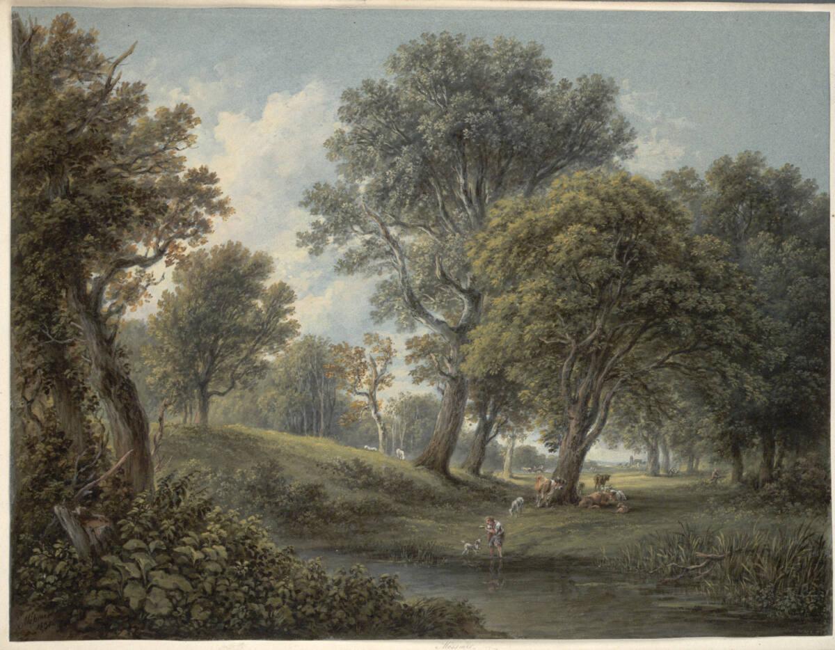 Joseph Mössmer, Aulandschaft, Inv. Nr.: 5962