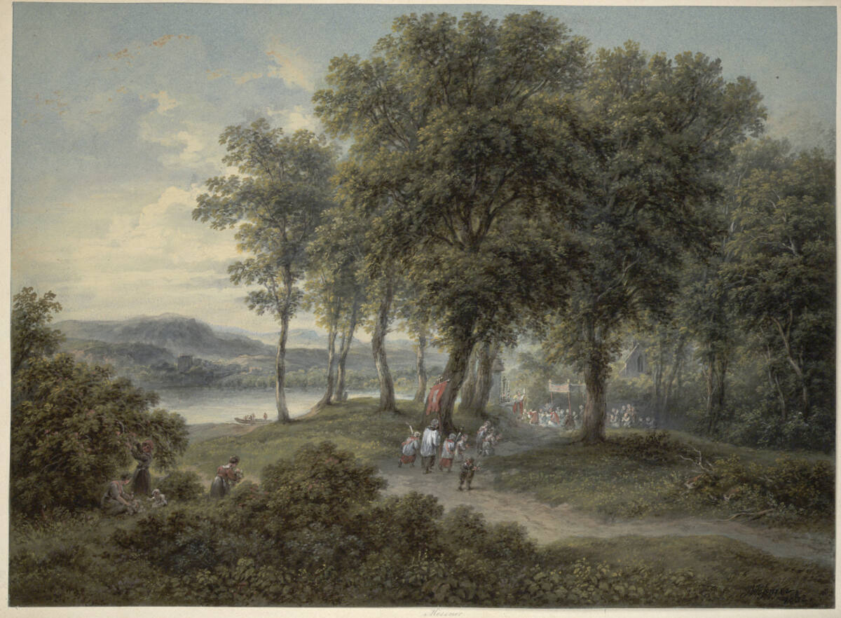 Messe im Wald, Joseph Mössmer, 1832