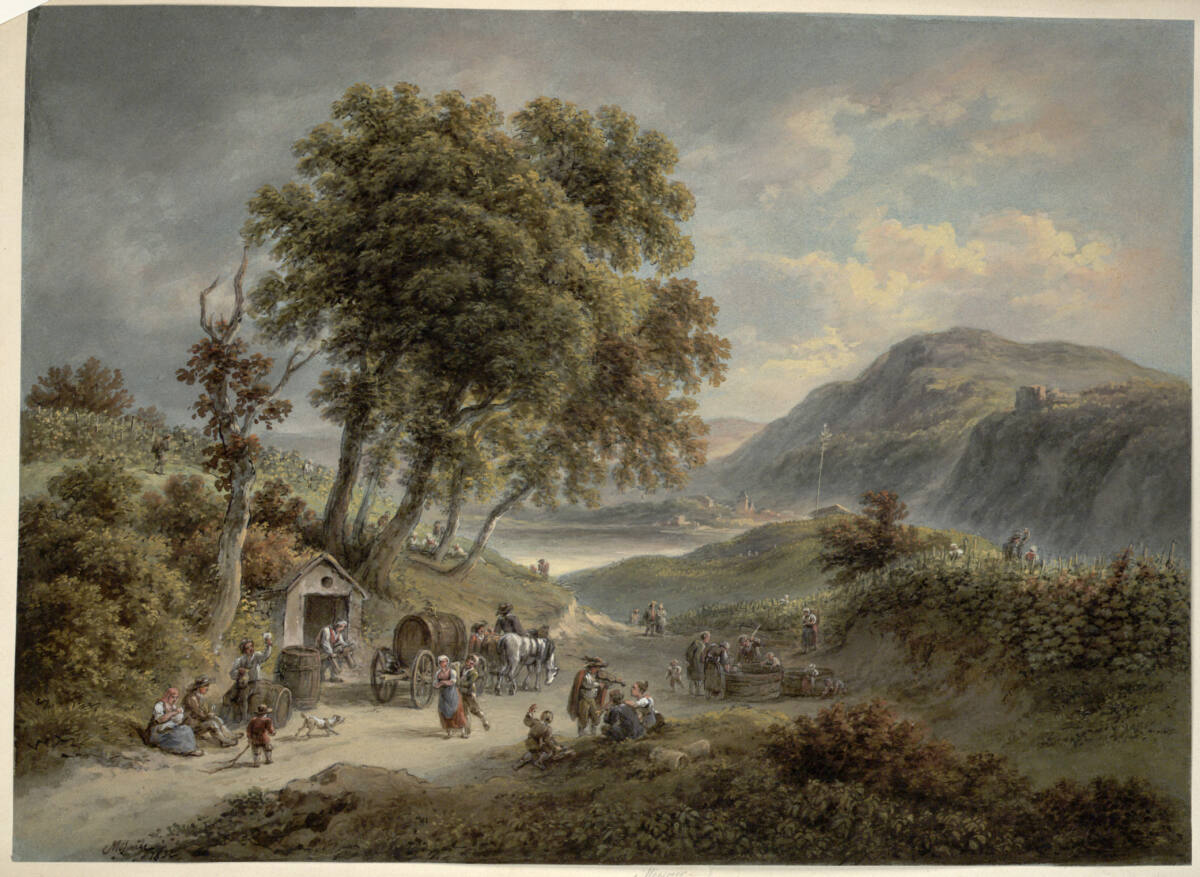 Winzerfest, Joseph Mössmer, 1832