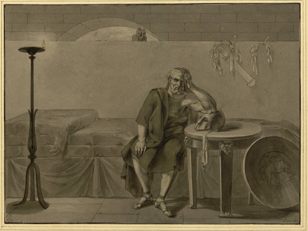 Dix Sujets de la Table de Bellerofon tirés du 6e chants de l'Illiade d'homère, Sigmund Ferdinand von Perger, 1810