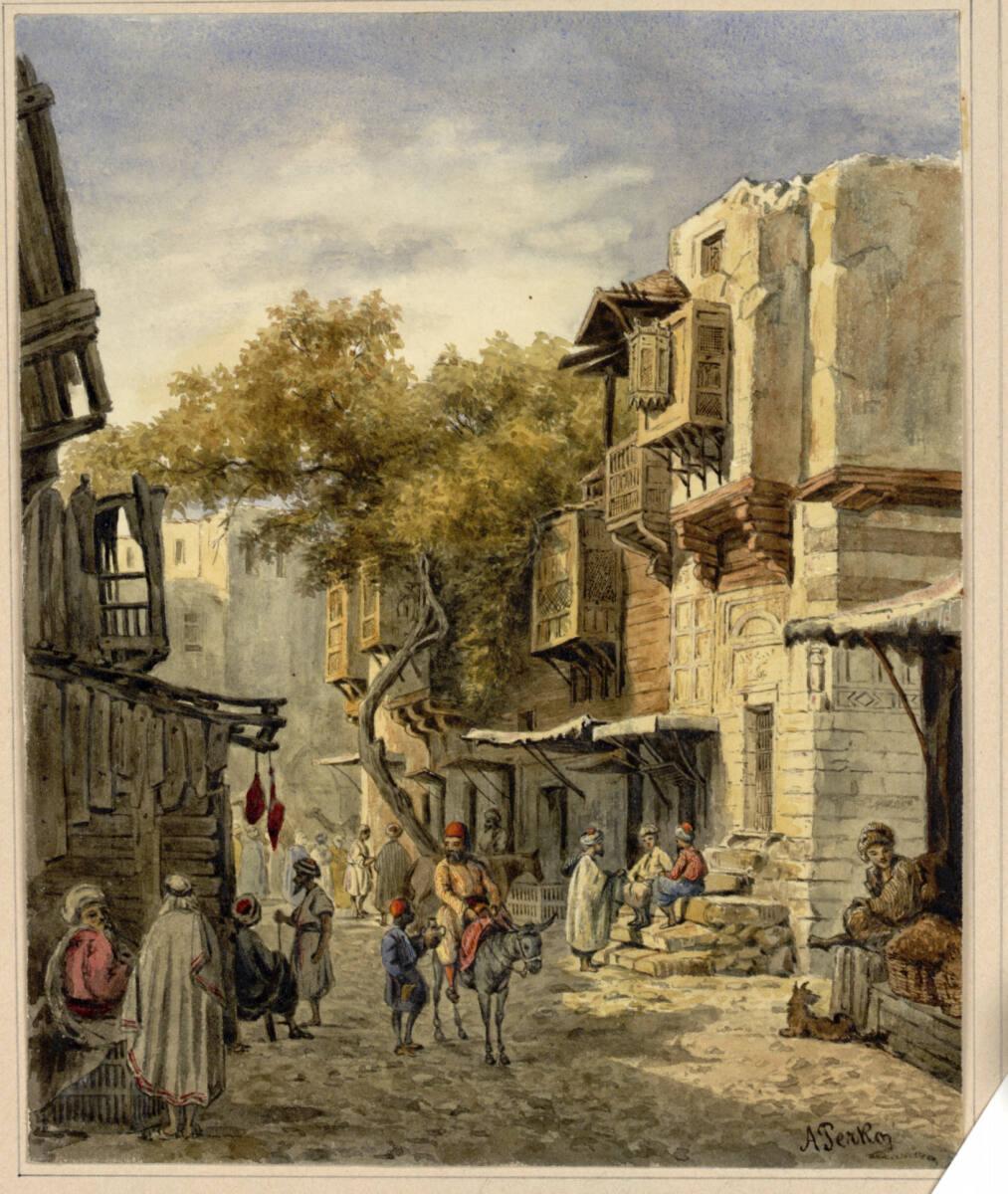 Anton Perko, Straße in Kairo, Inv. Nr.: 6123