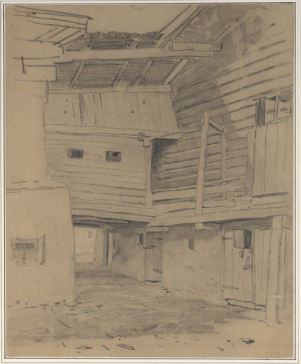 Bauernhof, August von Pettenkofen
