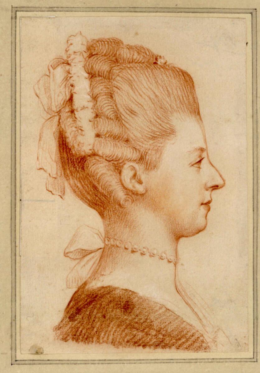Johann Peter Pichler, Brustbild der Erzherzogin Marie Christine nach rechts, Inv. Nr.: 6154