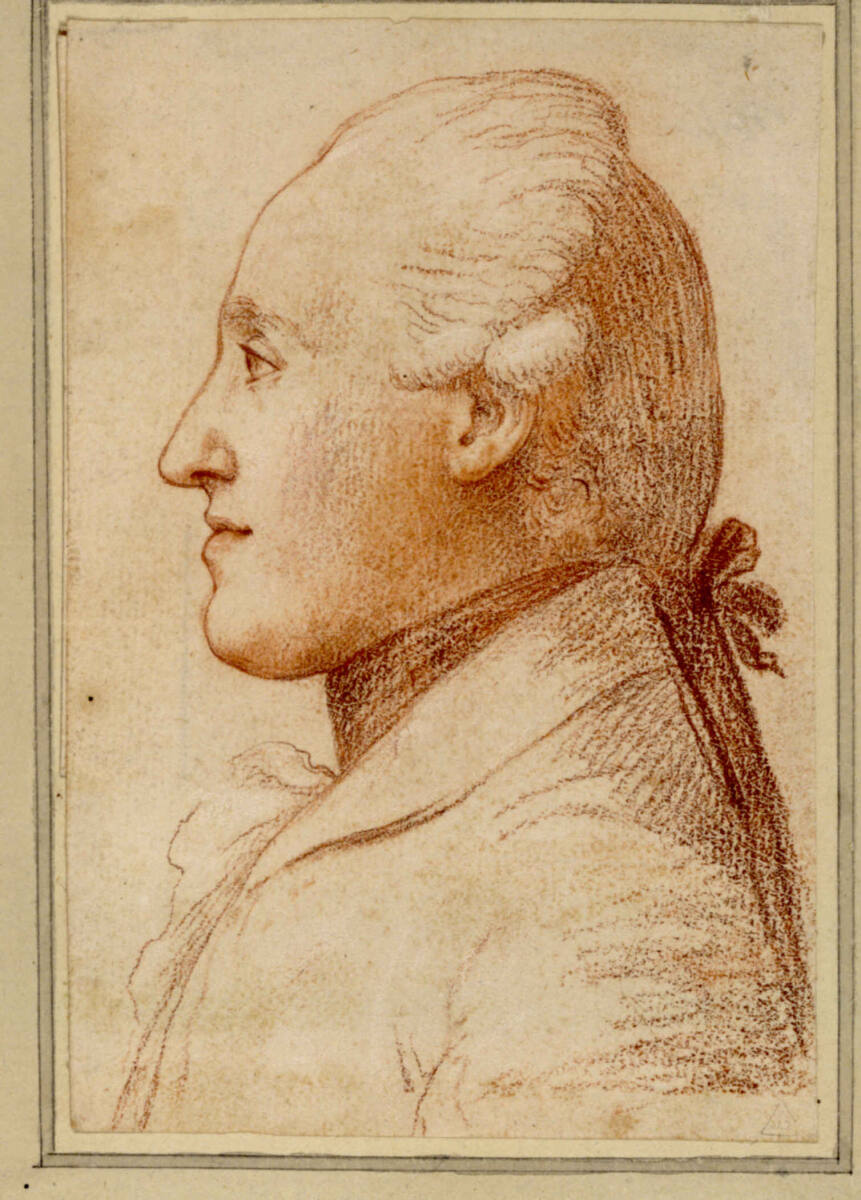Brustbild Herzog Albert von Sachsen-Teschen nach links, Johann Peter Pichler