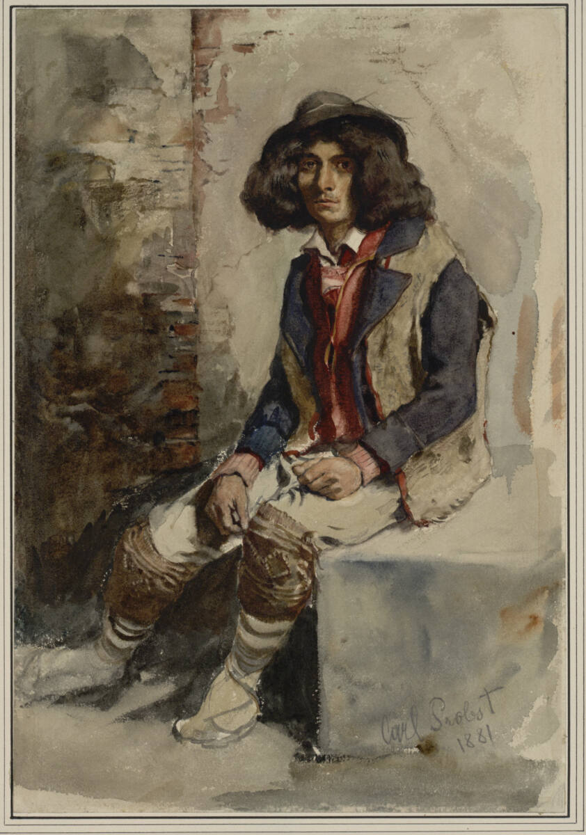 Italienischer Jüngling, Karl Probst, 1881