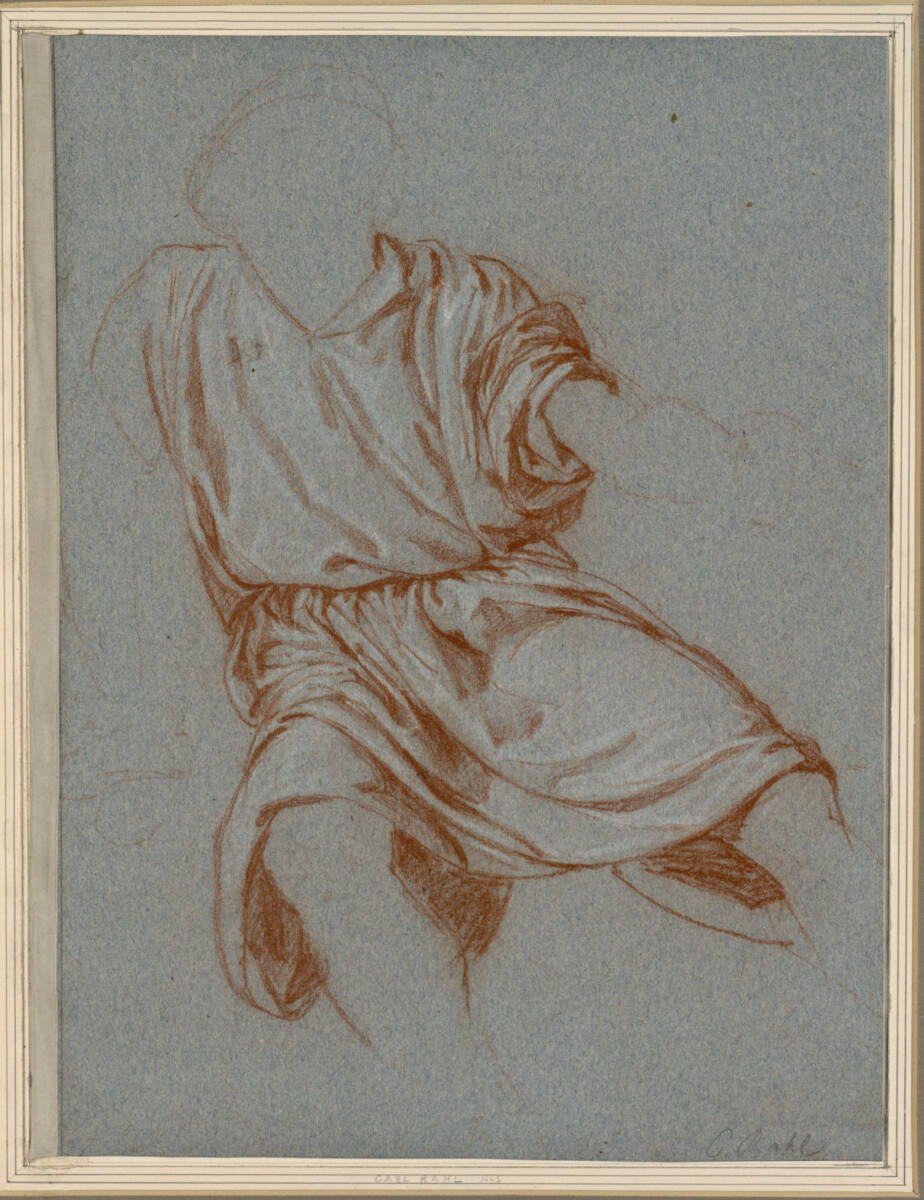 Draperiestudie, Carl Rahl