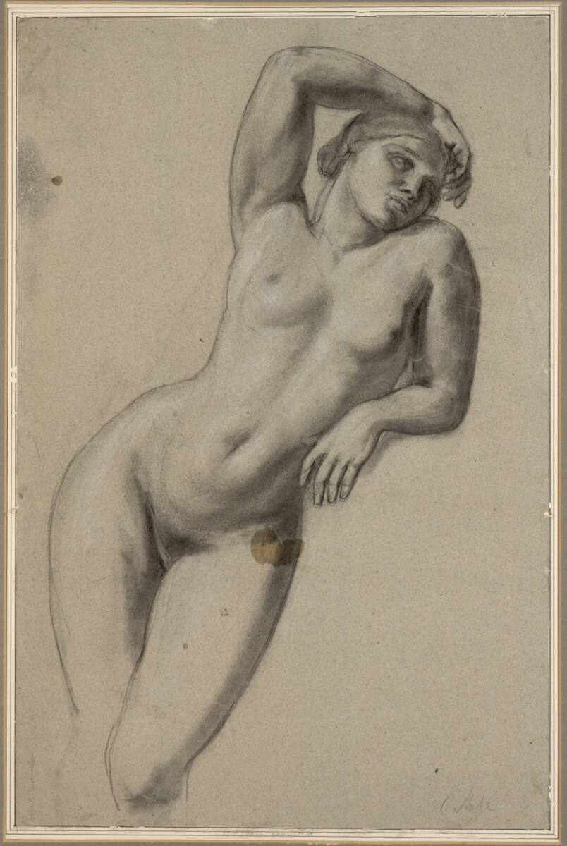 Studie eines weiblichen Akties, Carl Rahl