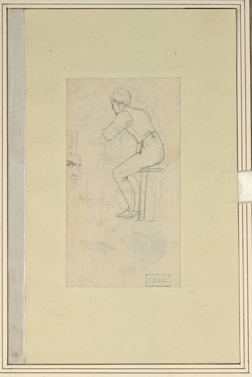 Kleines Figurenstudium, Carl Rahl, 1841
