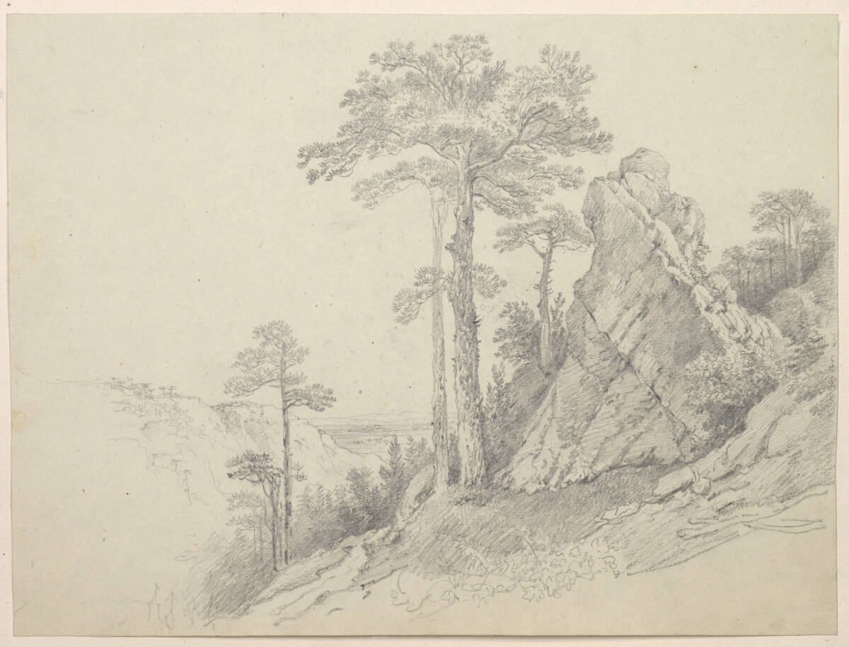 Landschaftstudie von Brühl, Umgebung von Wien, Franz Rechberger