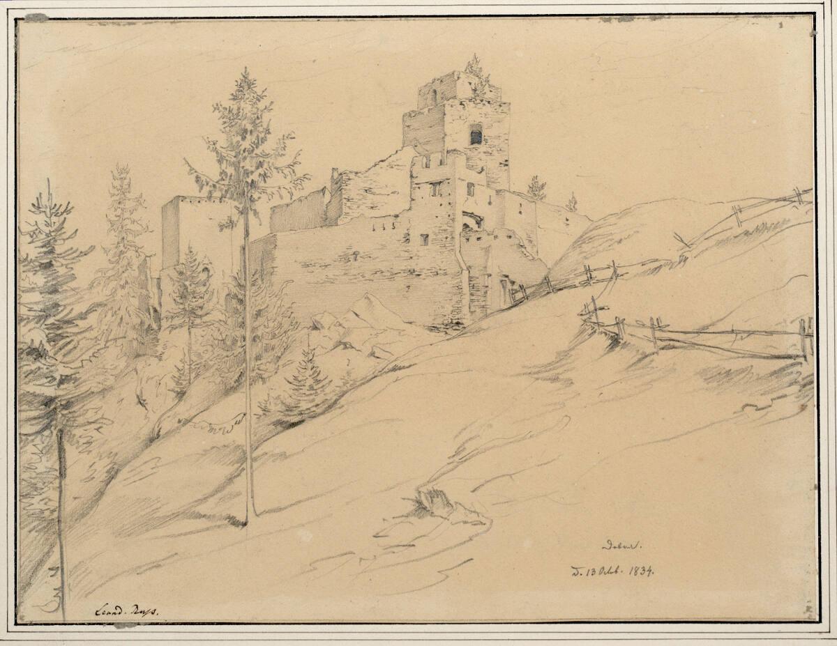 Leander Russ, Ruine Dobra, Inv. Nr.: 6353