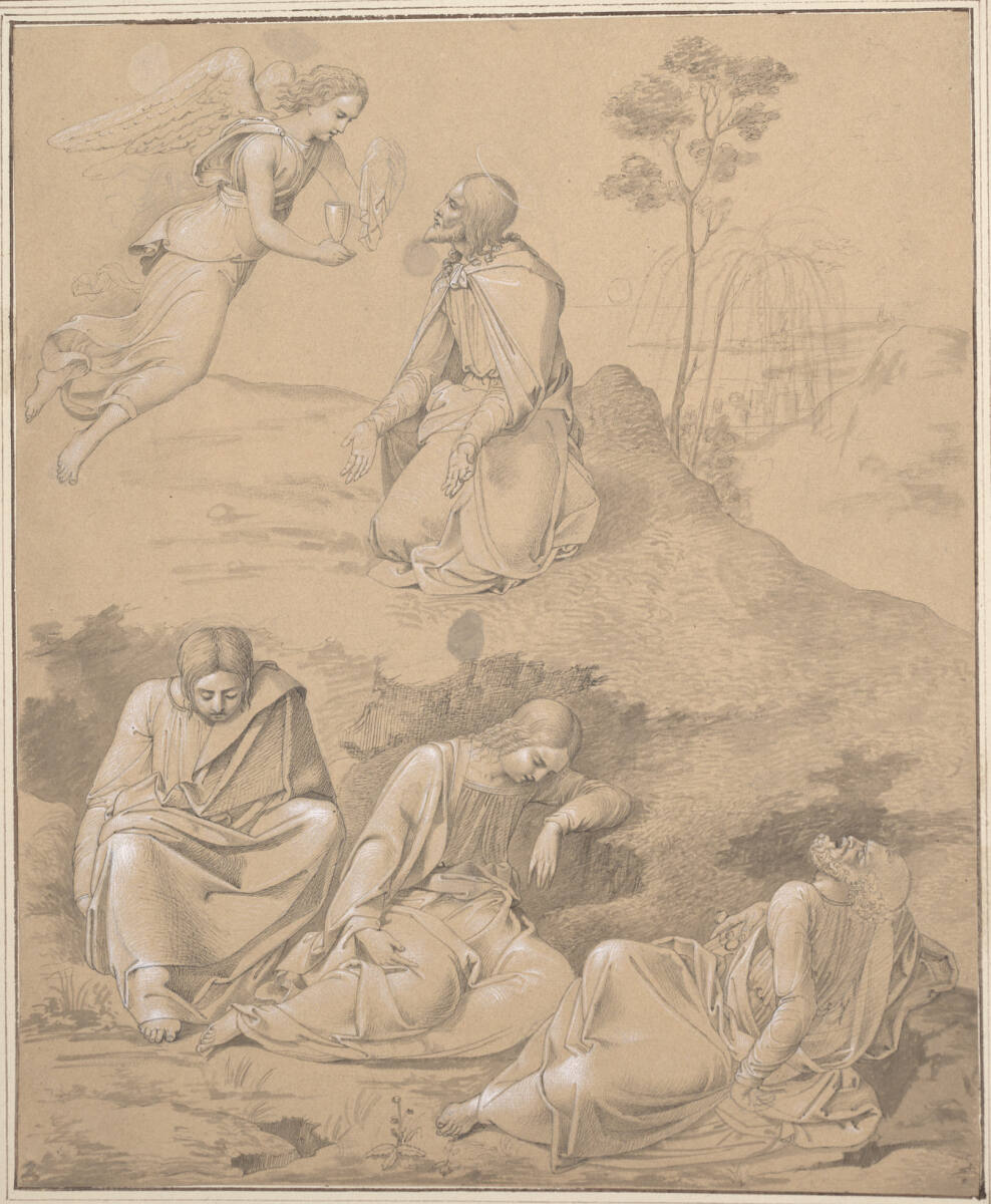 Christus auf dem Ölberg, Johann Evangelist Scheffer von Leonhartshoff