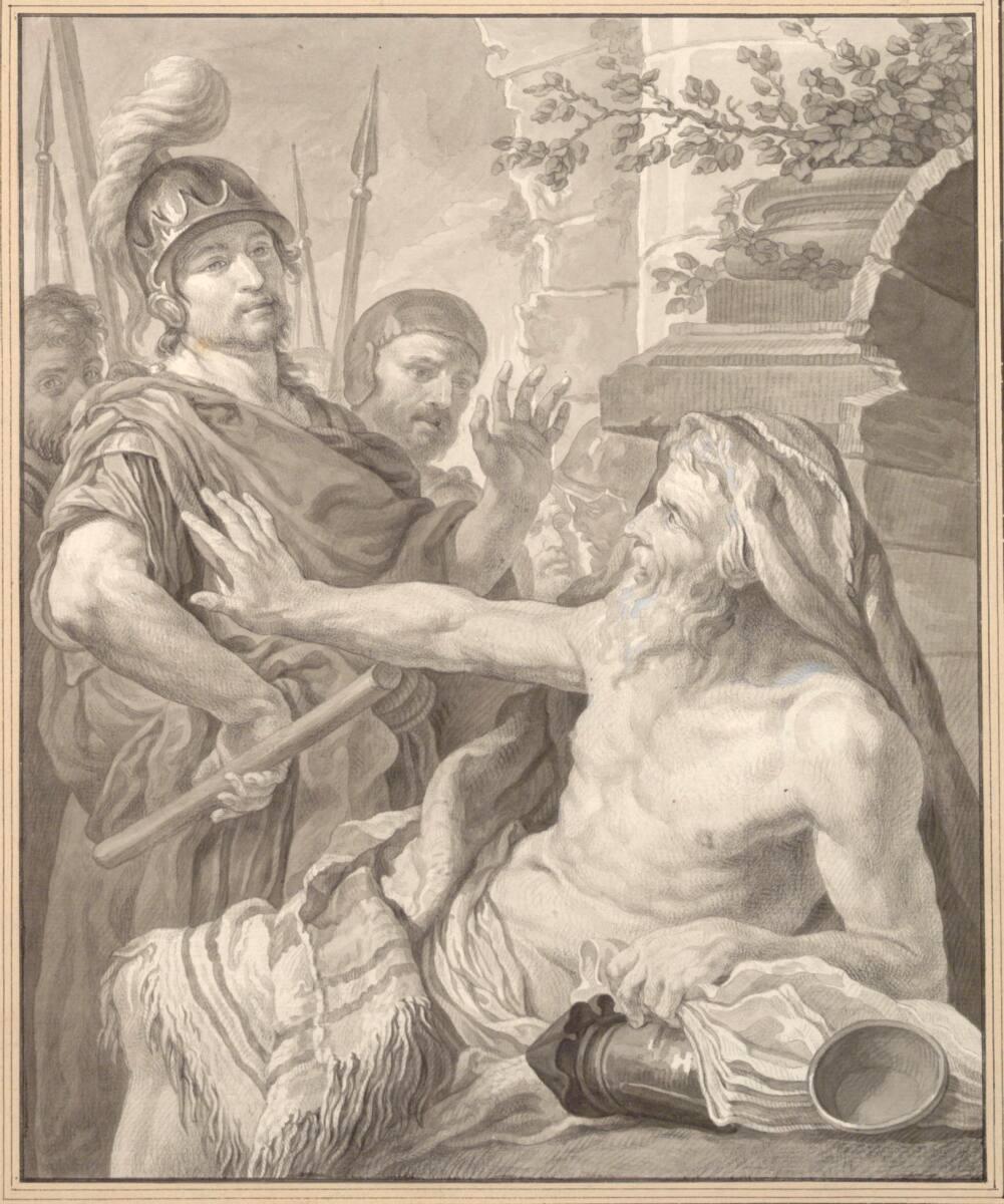 Jacob Matthias Schmutzer, Alexander und Diogenes, Inv. Nr.: 6421
