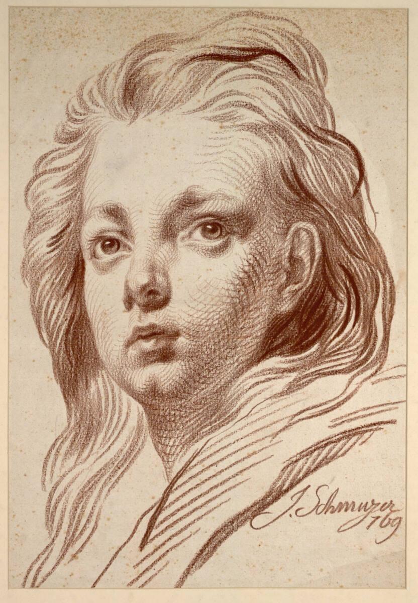Jacob Matthias Schmutzer, Mädchenkopf, Inv. Nr.: 6426