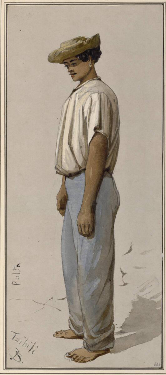 Josef Selleny, Mann auf Tahiti, Inv. Nr.: 6577