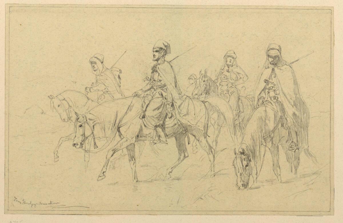 Anton Strassgschwandtner, Beduinen, Inv. Nr.: 6634