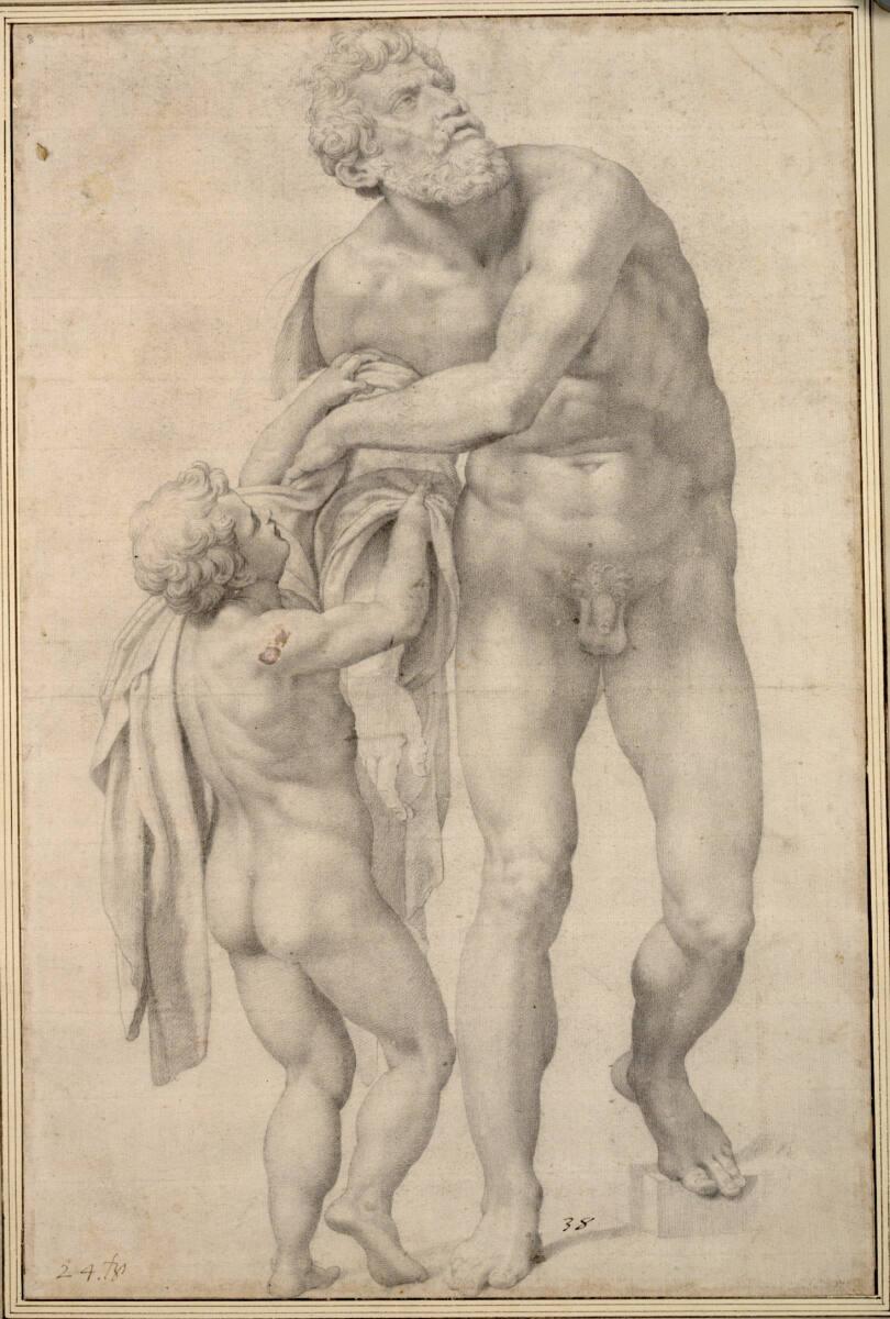 Daniele Ricciarelli, gen Daniele da Volterra, Aeneas mit einem Knaben, Inv. Nr.: 497