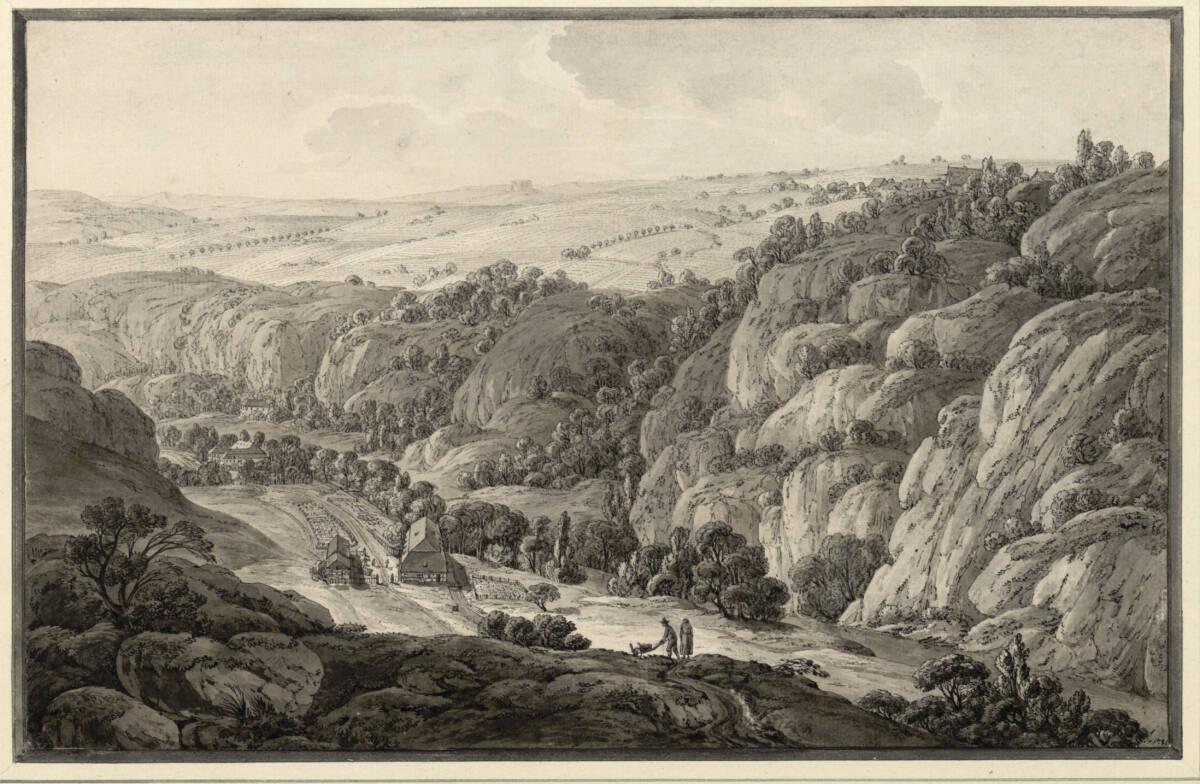 Johann Heinrich Troll, Blick hinunter in den Plauenschen Grund, Inv. Nr.: 6789