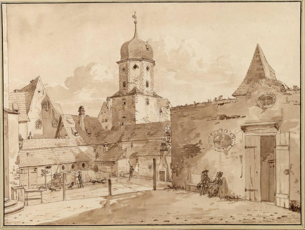 Carl Friedrich Kregel von Sternbach, Das Ranstädter Tor in Leipzig, Inv. Nr.: 6808