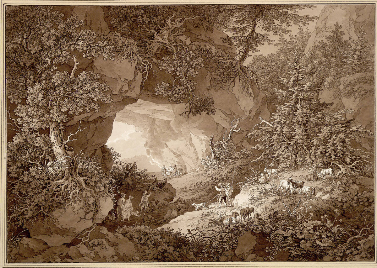 Ansicht des "Kuhstalls", Adrian Zingg