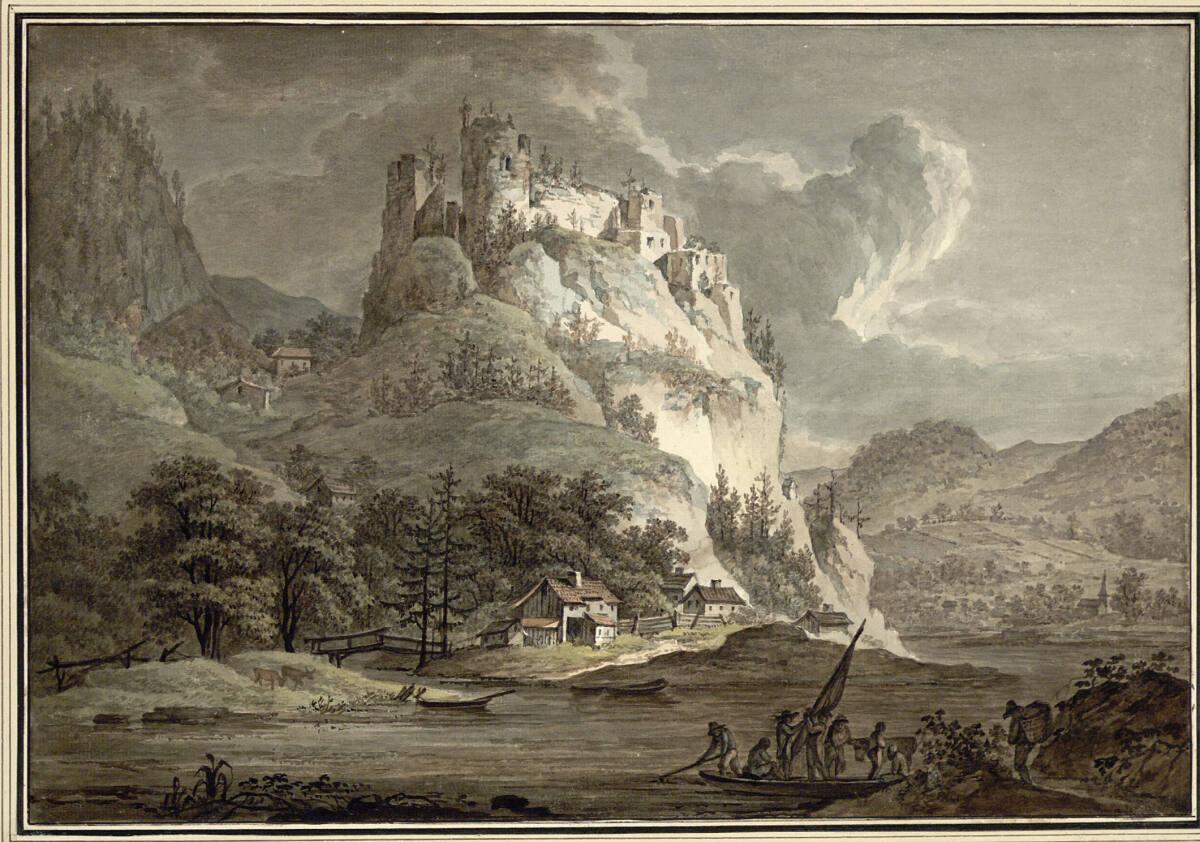 Johann Sebastian Bach, Ruine Schreckenstein an der Elbe, Inv. Nr.: 6850