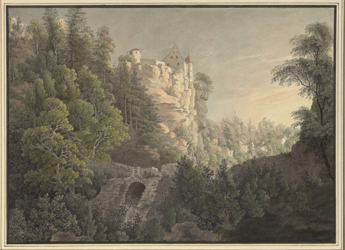 Schloss Hohnstein in der Sächsischen Schweiz, H.Günther