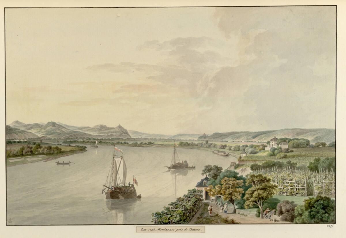 Laurenz Janscha, Die sieben Berge bei Bonn, Inv. Nr.: 7176