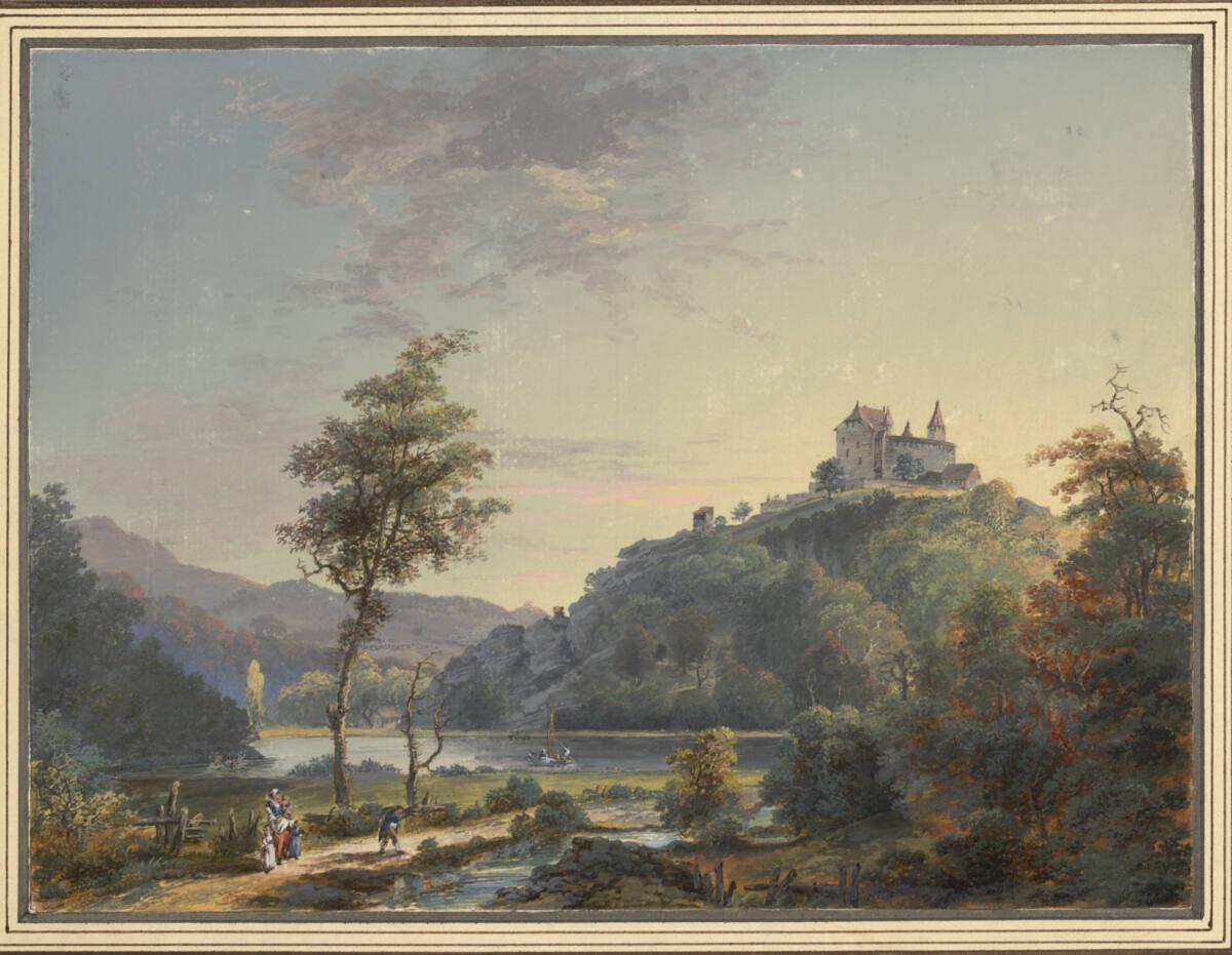 Johann Baptist Stuntz, Johann Joseph Hartmann, Schloss Birseck über der Birs bei Arlesheim, Inv…