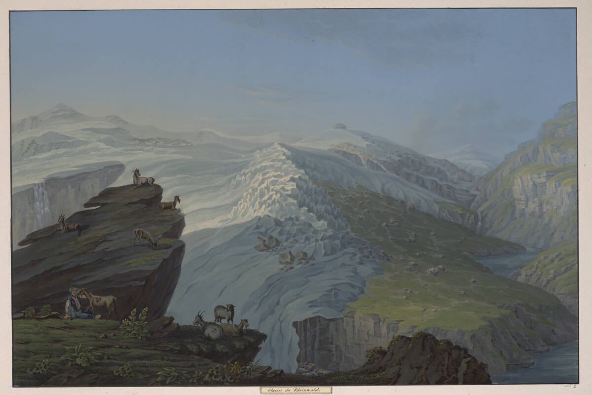 Gletscher des Rheinwaldes, Johann Ludwig Bleuler