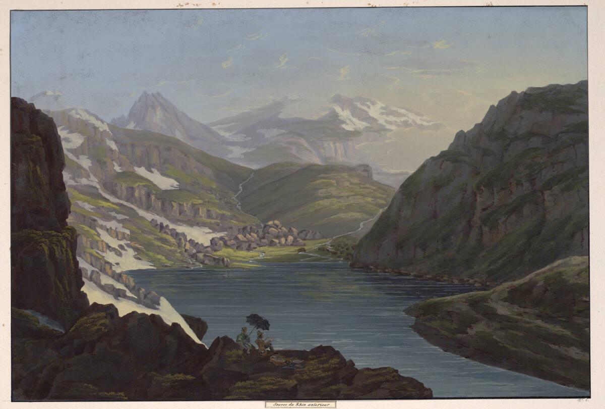 Johann Ludwig Bleuler, Rheinquelle, Inv. Nr.: 7235