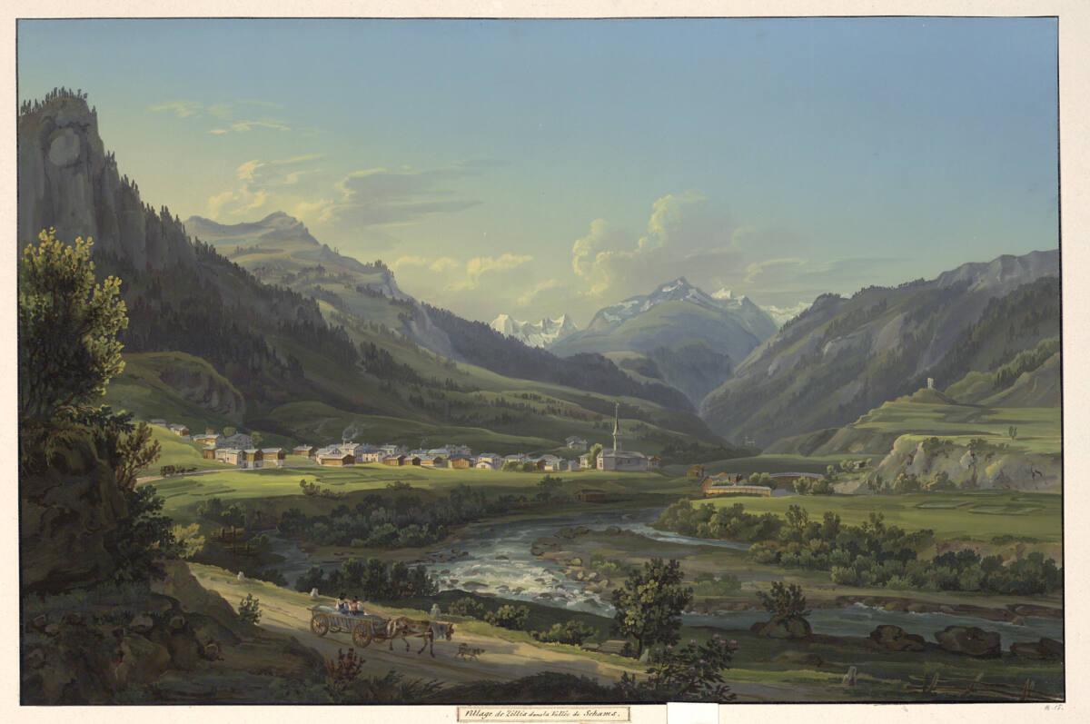 Johann Ludwig Bleuler, Zillis im Schamstal, Inv. Nr.: 7246