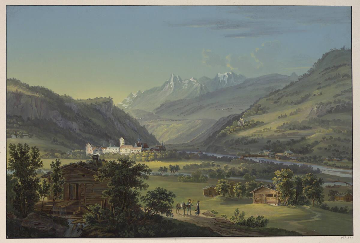 Johann Ludwig Bleuler, Réunion des deux fleuves, Inv. Nr.: 7248