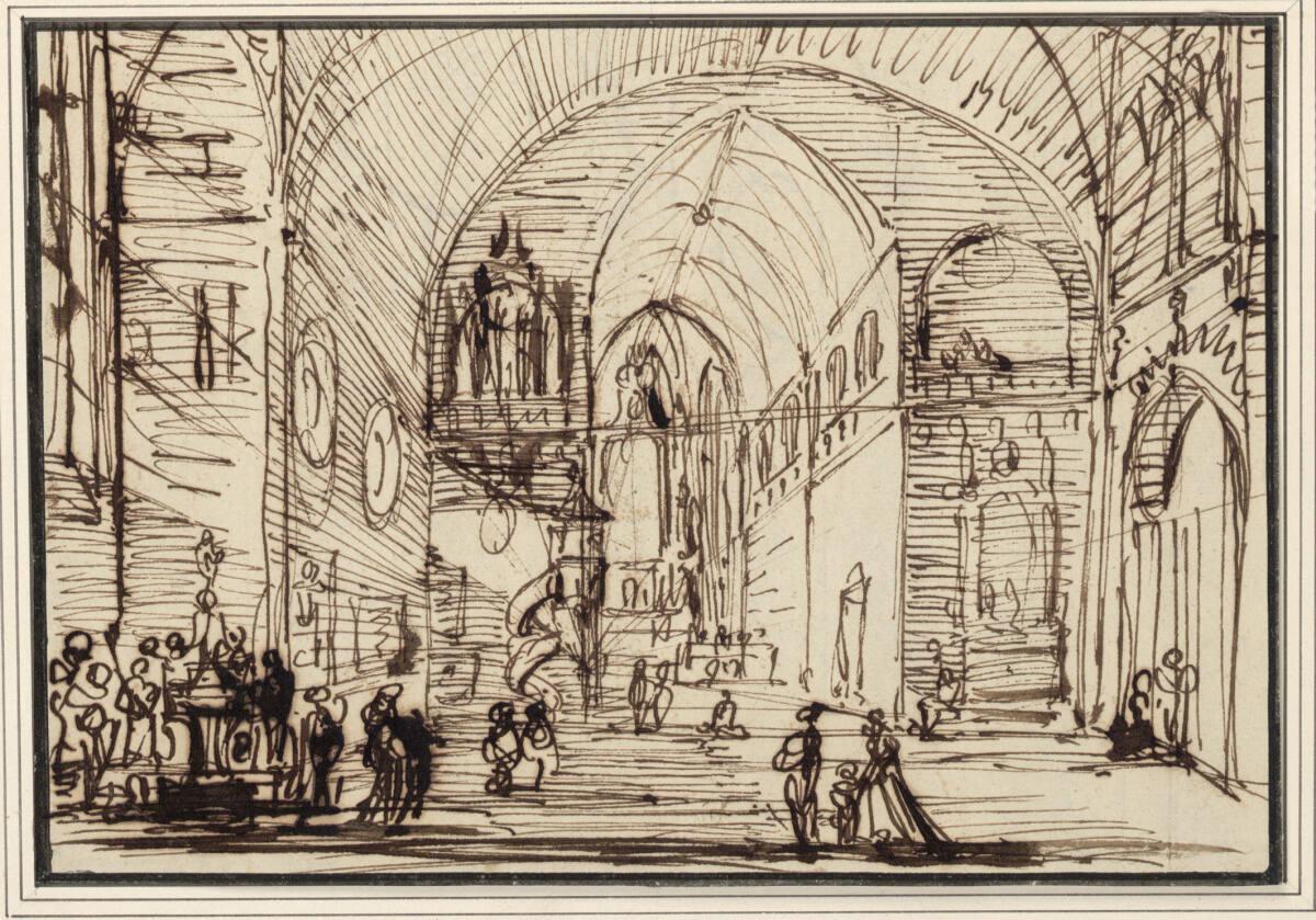 Anonym, Kircheninneres, Inv. Nr.: 7298