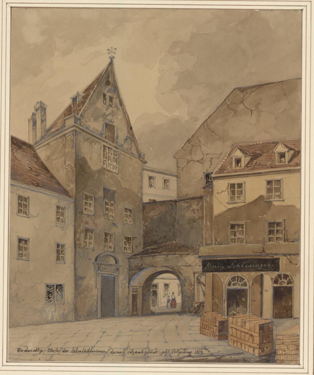 Moritz Leybold, Das Nonnekloster zu Sankt Josef oder der Siebenbüchnerinnen in Wien, Inv. Nr.: …