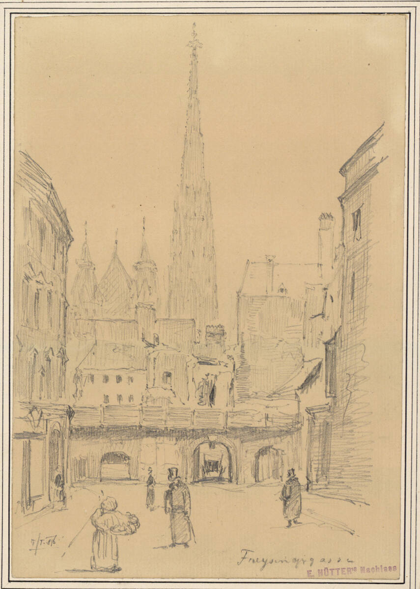 Freysingergasse, Stephansdom, Emil Hütter