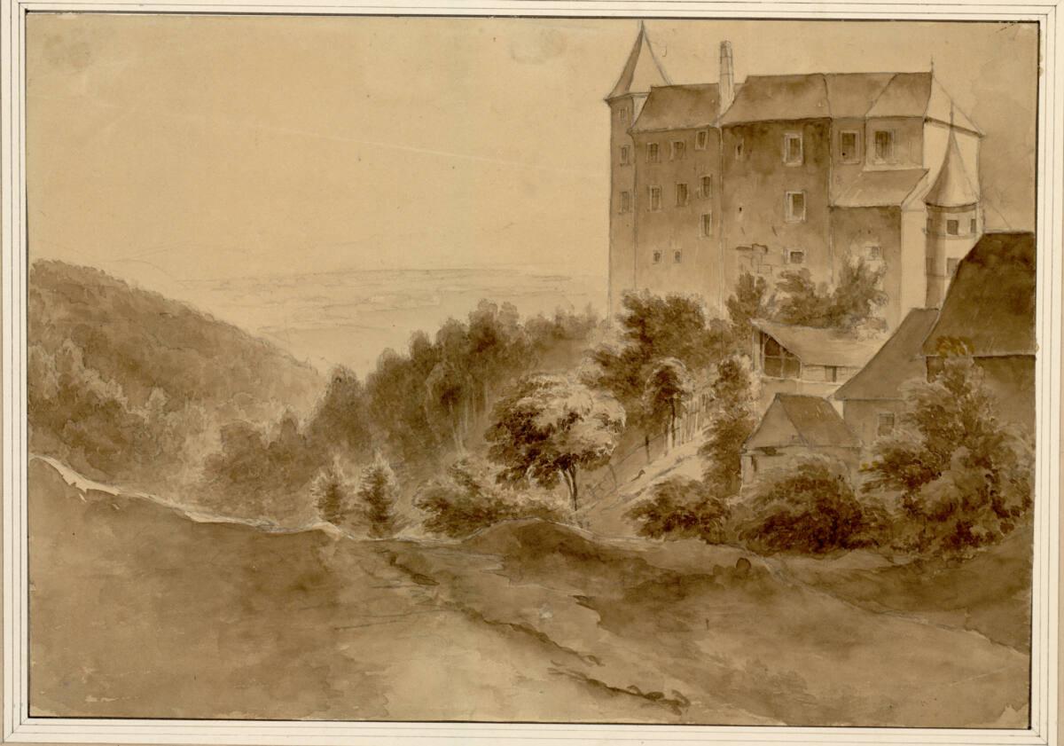 Anonym, Wildeck, von Westen gesehen, Inv. Nr.: 7428