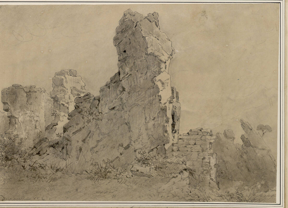 Ruine, Carl Pischinger, 1852