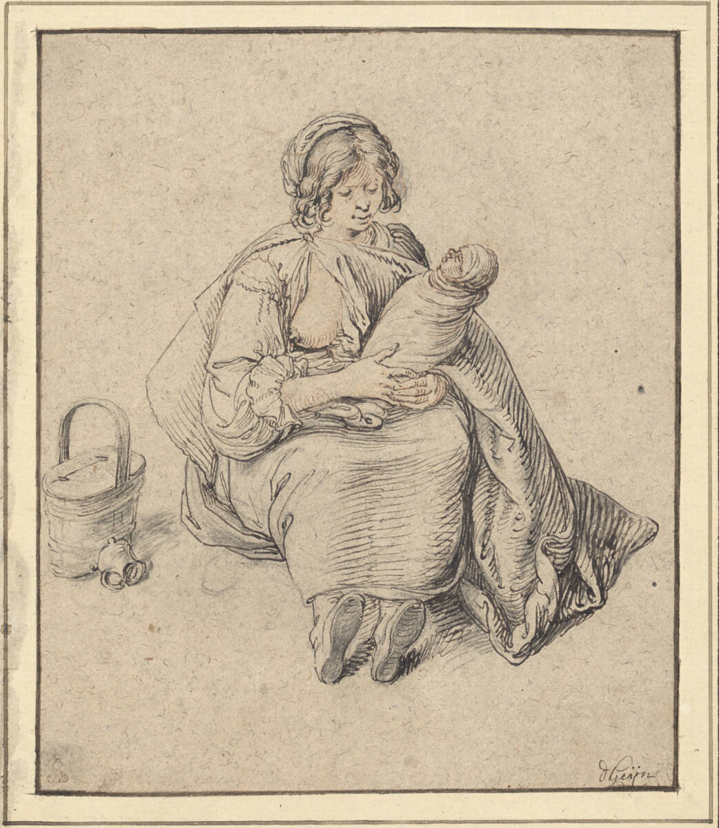 Romni mit ihrem Kind, Jacob de Gheyn