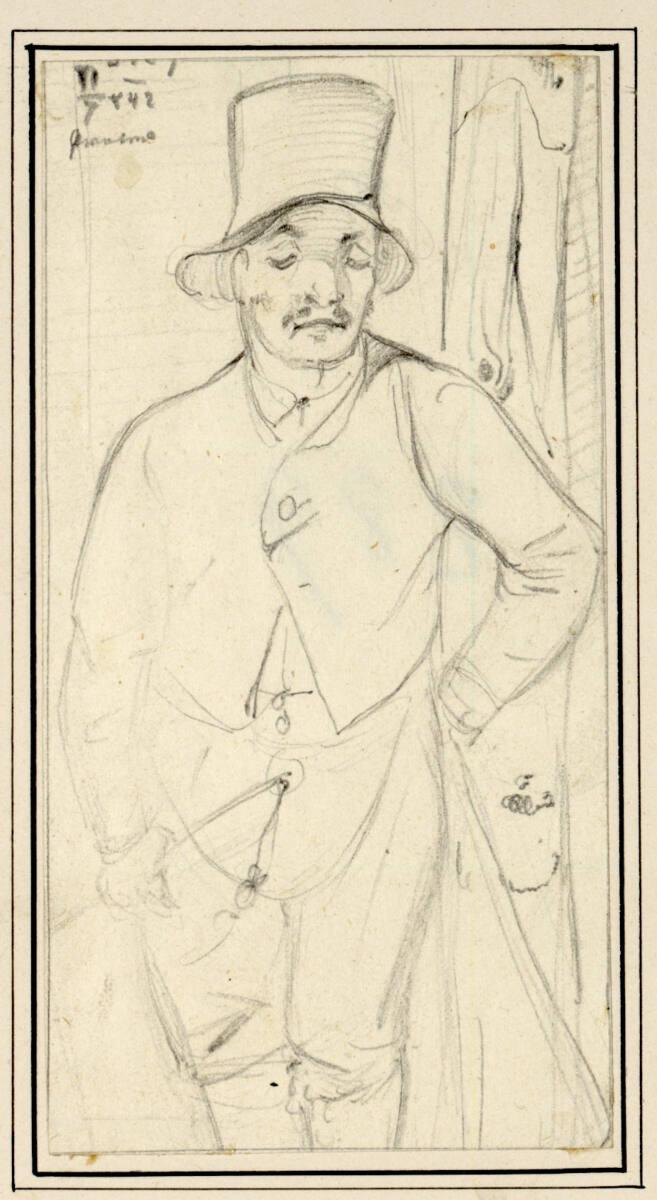 Carl Pischinger, Stehender Mann frontal, Inv. Nr.: 7618