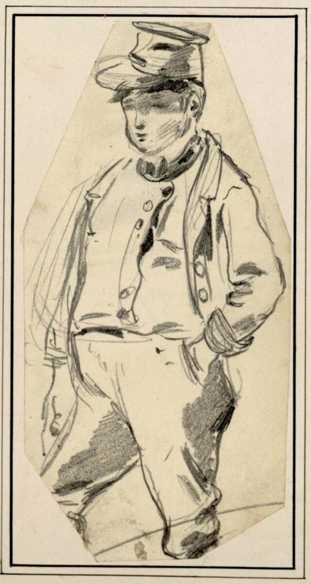Carl Pischinger, Stehender Junge, leicht nach links gedreht, Inv. Nr.: 7650