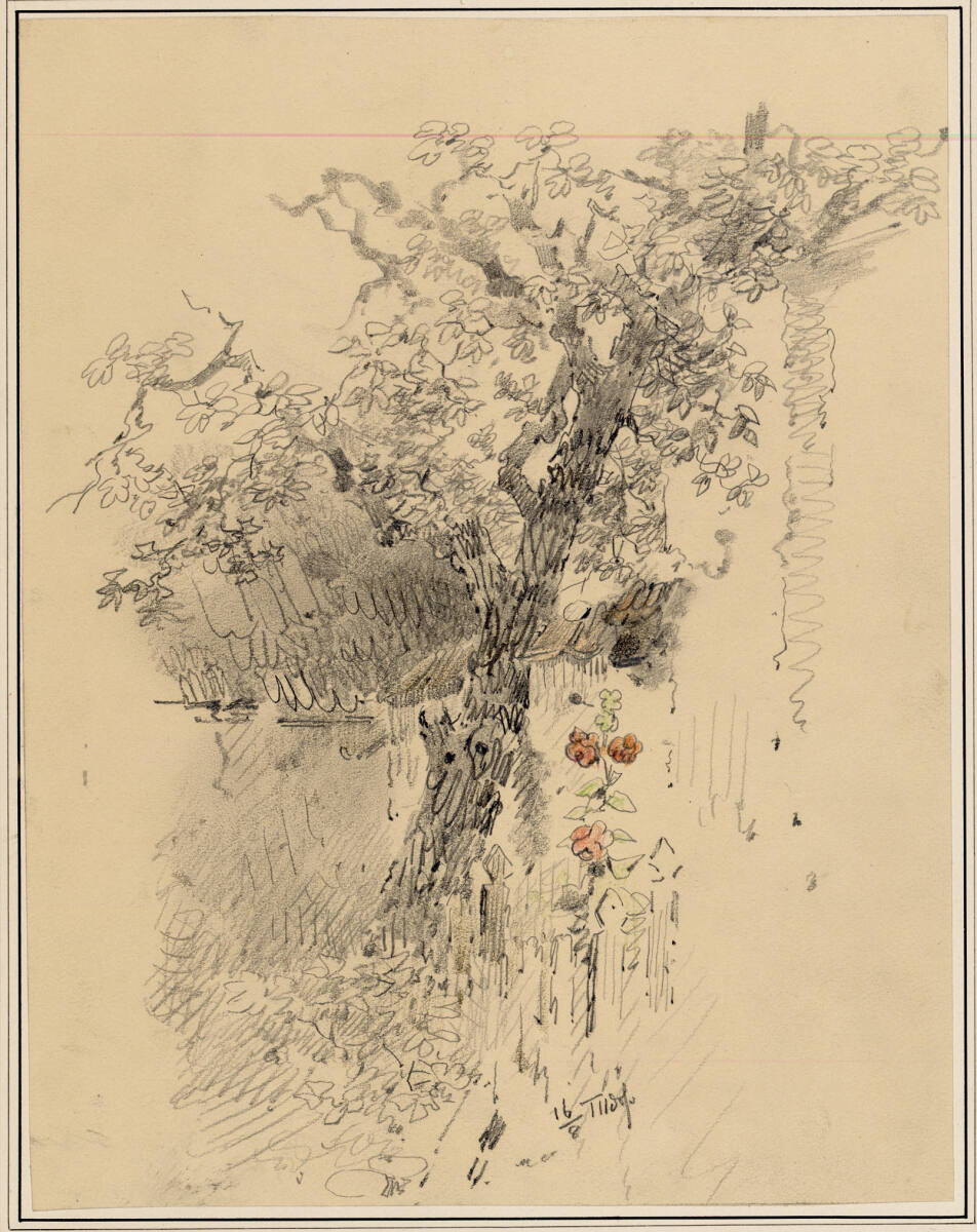 Baum mit Blumen, Carl Pischinger