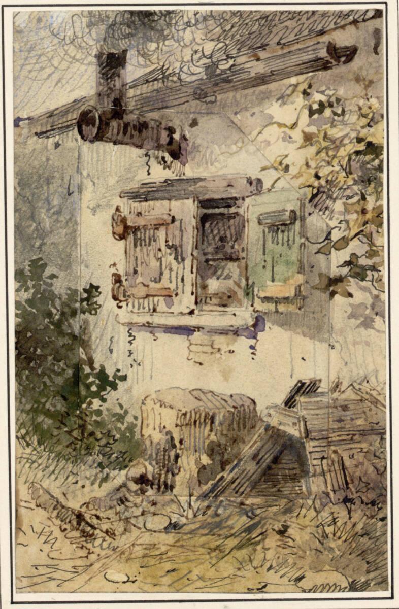 Carl Pischinger, Hausausschnitt: Fenster, Inv. Nr.: 7749