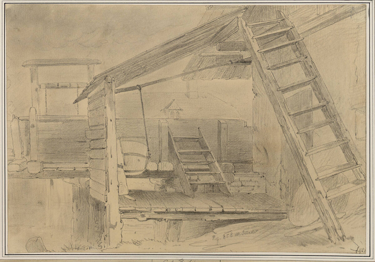 Architekturdetail, Carl Pischinger, 1858