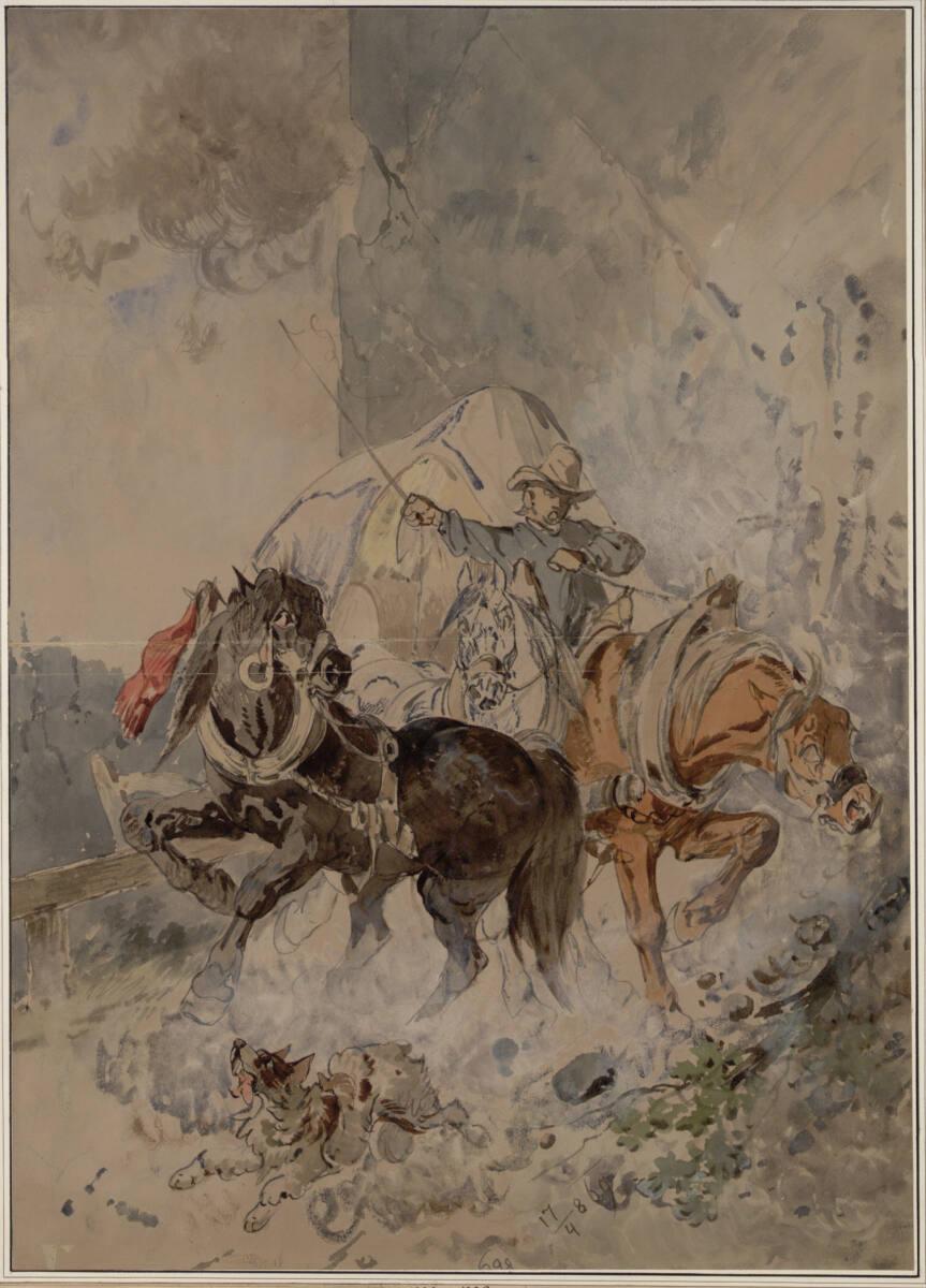 Carl Pischinger, Fuhrwerk, Inv. Nr.: 7768