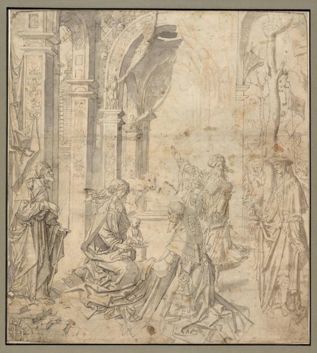 Anonym, Die Anbetung der Könige, Inv. Nr.: 7789