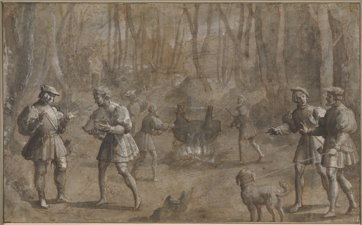 Bernard van Orley, Kaiser Maximilian wird der Kopf des Ebers überbracht, Inv. Nr.: 7806