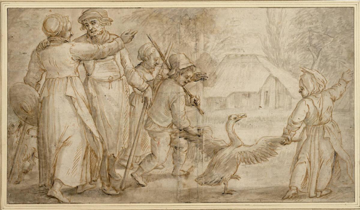 Anonym, Der Gänsetanz, Inv. Nr.: 7869