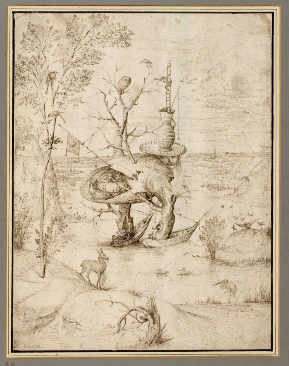 Hieronymus Bosch , Der Baummensch, Inv. Nr.: 7876