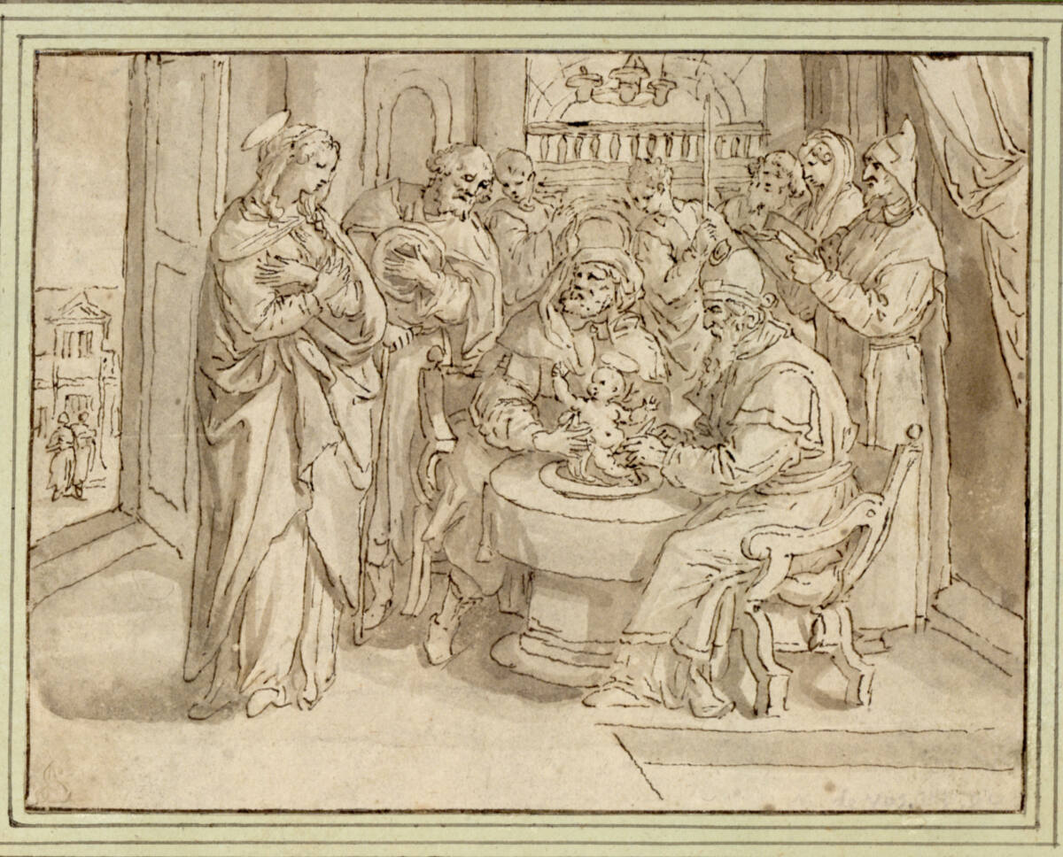 Die Beschneidung Christi, Maerten de Vos